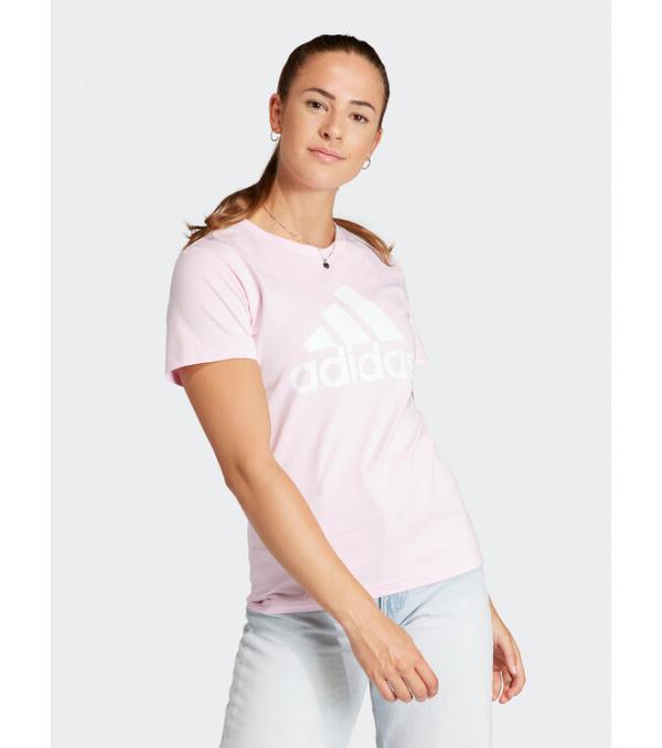 adidas T-Shirt Essentials Logo GL0726 Ροζ Regular Fit
