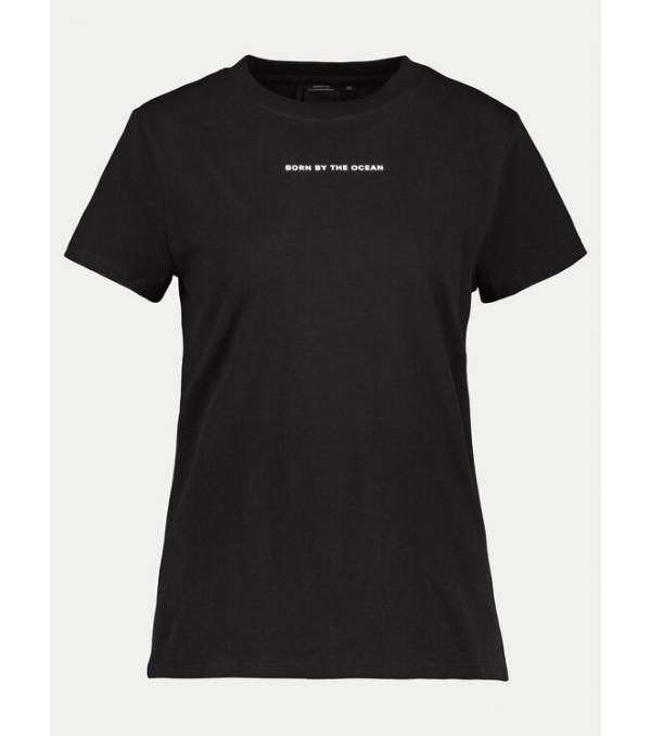Didriksons T-Shirt Ingarö 505542 Μαύρο Regular Fit