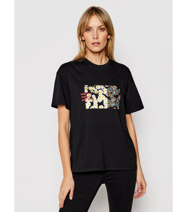 Local Heroes T-Shirt Daisy Fields SS21T0004 Μαύρο Regular Fit