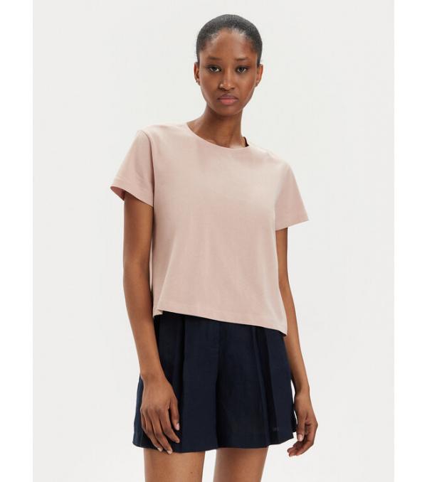 Sisley T-Shirt 3I1XL101S Ροζ Boxy Fit