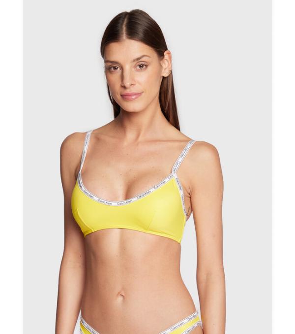 Calvin Klein Swimwear Μπικίνι πάνω μέρος KW0KW01946 Κίτρινο