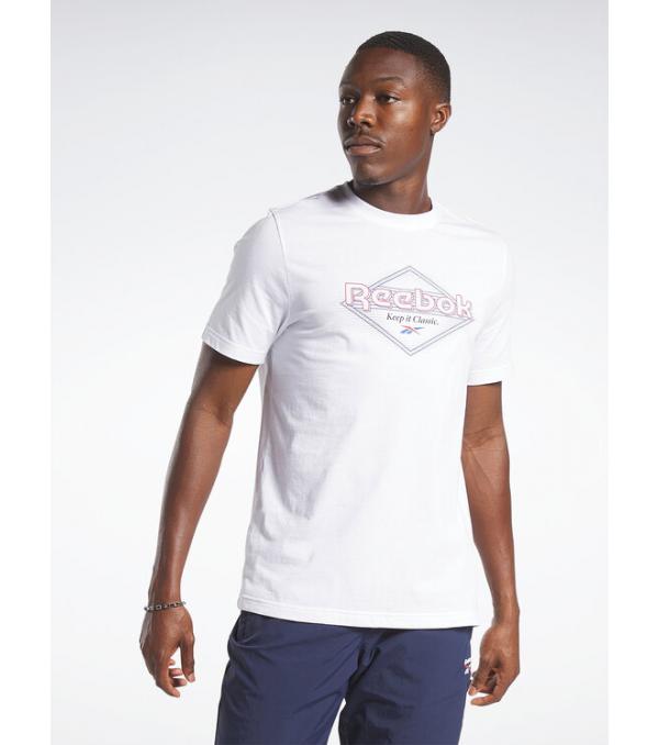 Reebok T-Shirt Reebok Graphic Series T-Shirt HM6251 Λευκό Regular Fit