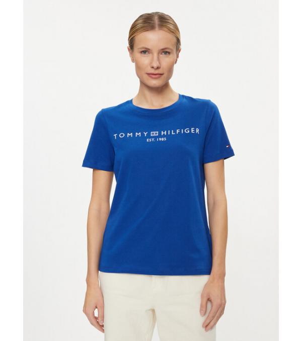 Tommy Hilfiger T-Shirt Logo WW0WW40276 Μπλε Regular Fit