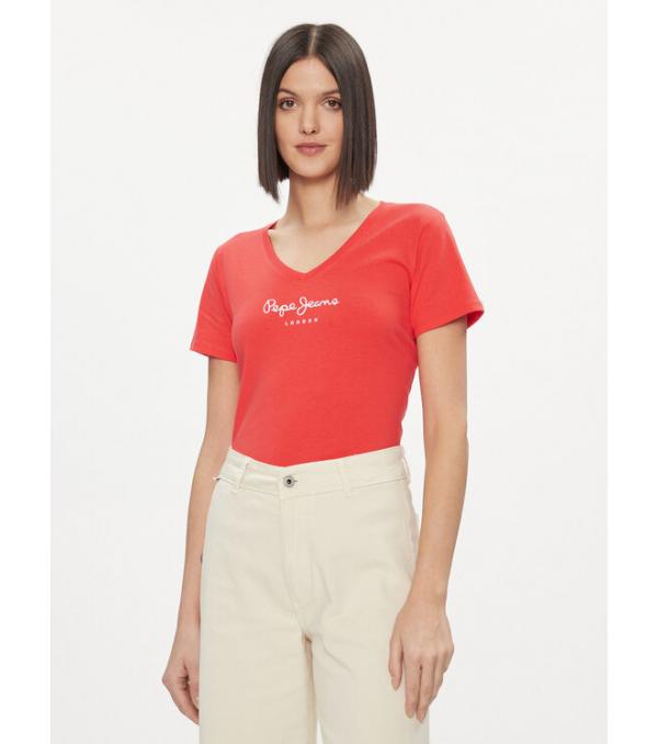 Pepe Jeans T-Shirt Wendy PL505482 Κόκκινο Regular Fit