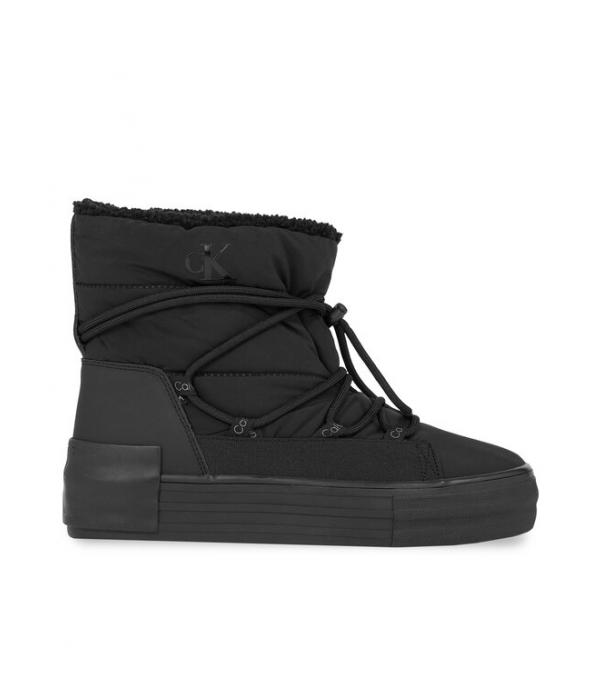 Calvin Klein Jeans Αθλητικά Bold Vulc Flatf Snow Boot Wn YW0YW01181 Μαύρο