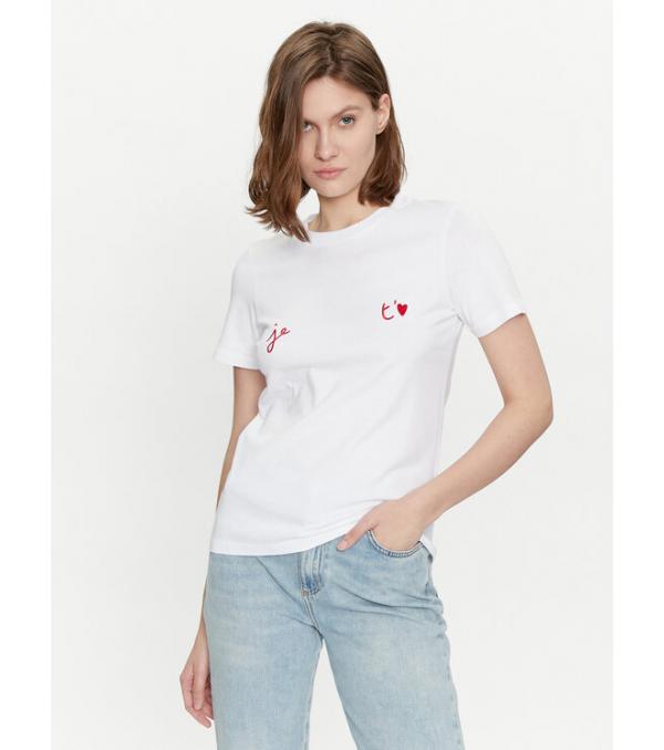 Marella T-Shirt Branca 2413971034 Λευκό Regular Fit
