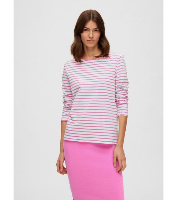 Selected Femme Μπλουζάκι Essential 16087915 Ροζ Regular Fit
