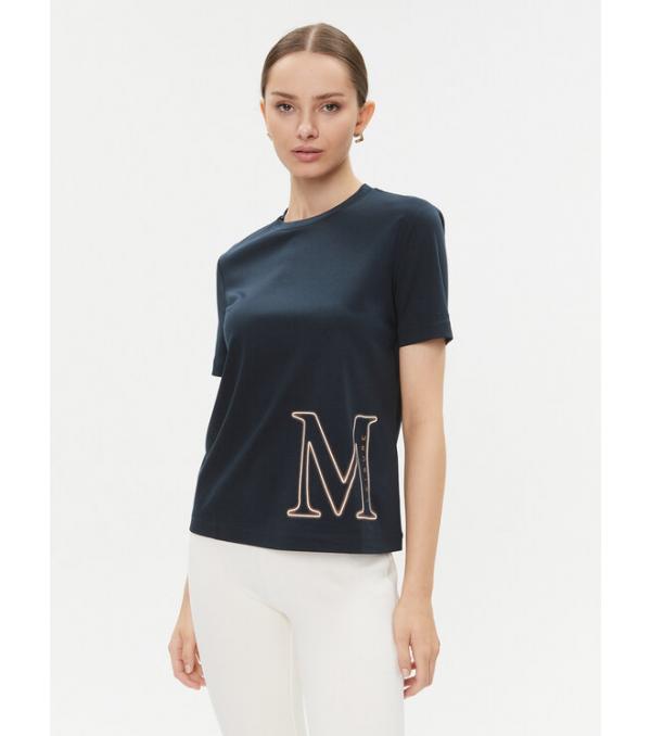Max Mara Leisure T-Shirt Monviso 2339760336 Σκούρο μπλε Regular Fit