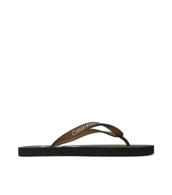 Calvin Klein Jeans Σαγιονάρες Beach Sandal Monologo Tpu YW0YW01246 Μαύρο
