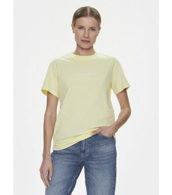 Calvin Klein T-Shirt Hero Logo K20K205448 Κίτρινο Regular Fit