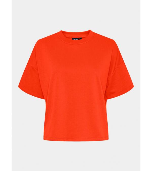 Pieces T-Shirt Chilli Summer 17118870 Πορτοκαλί Loose Fit