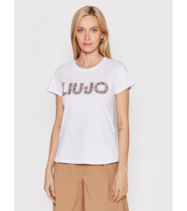 Liu Jo T-Shirt WF2303 J6308 Λευκό Regular Fit