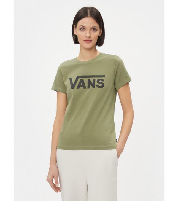Vans T-Shirt Wm Flying V Crew Tee VN0A3UP4 Πράσινο Regular Fit