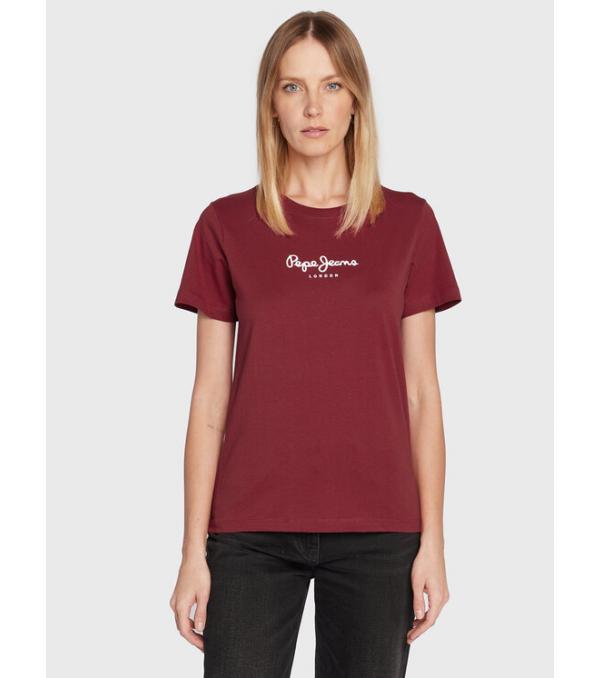 Pepe Jeans T-Shirt Camila PL505292 Κόκκινο Regular Fit