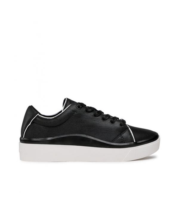 Calvin Klein Αθλητικά Cupsole Wave Lace Up HW0HW01349 Μαύρο