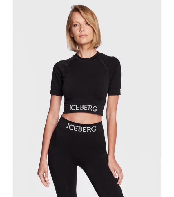 Iceberg T-Shirt FA1463039000 Μαύρο Slim Fit