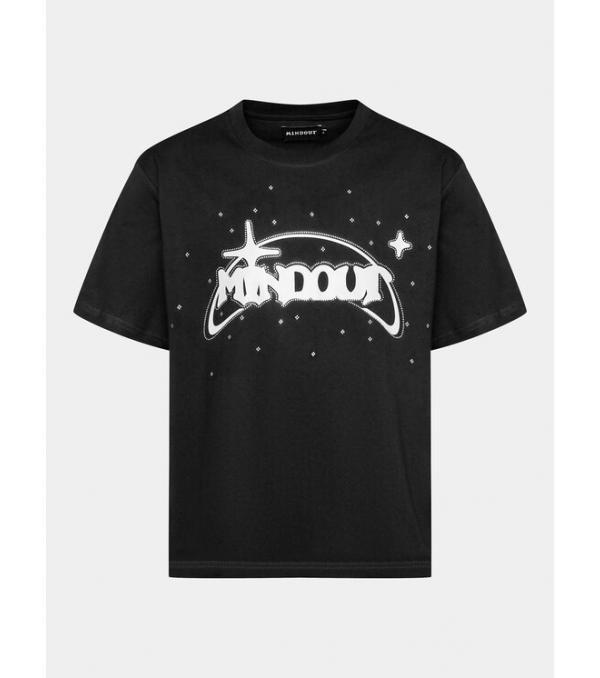 Mindout T-Shirt System Μαύρο Boxy Fit