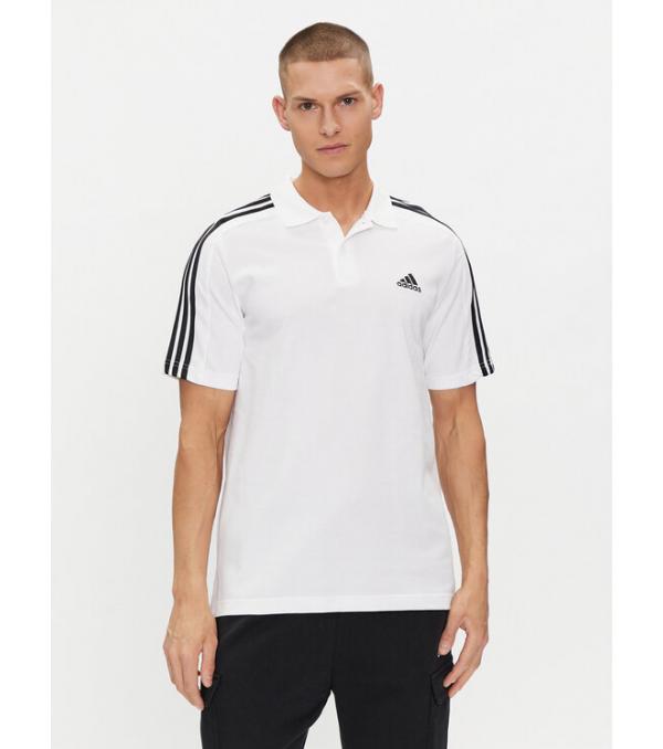 adidas Polo Essentials Piqué Embroidered Small Logo 3-Stripes Polo Shirt IC9312 Λευκό Regular Fit