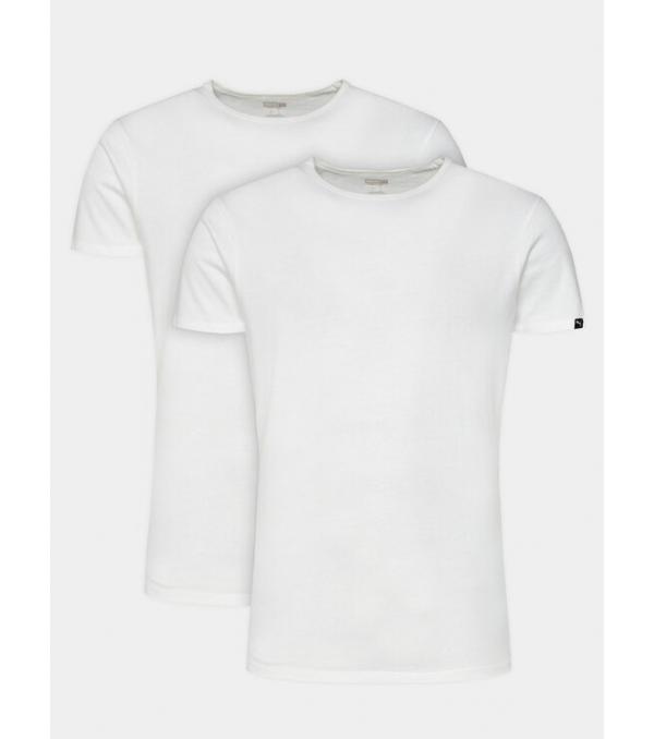 Puma Σετ 2 T-Shirts Basic 935016 Λευκό Regular Fit