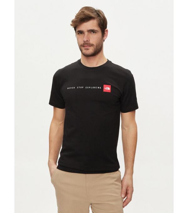 The North Face T-Shirt Never Stop NF0A87NS Μαύρο Regular Fit