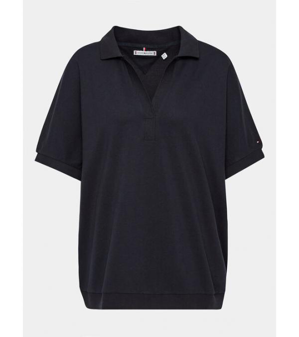 Tommy Hilfiger Curve Polo WW0WW39272 Σκούρο μπλε Relaxed Fit