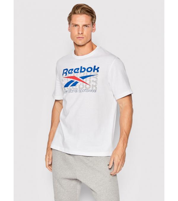 Reebok T-Shirt Graphic Series HT5851 Λευκό Regular Fit