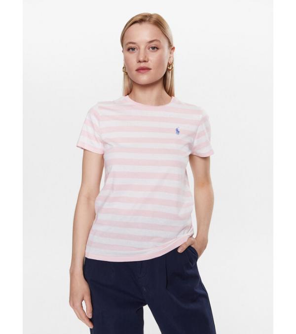 Polo Ralph Lauren T-Shirt 211915779002 Ροζ Regular Fit