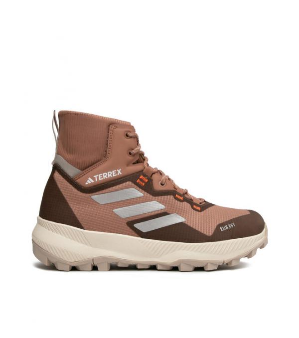 adidas Παπούτσια πεζοπορίας TERREX WMN MID RAIN.RDY Hiking Shoes HQ3557 Καφέ