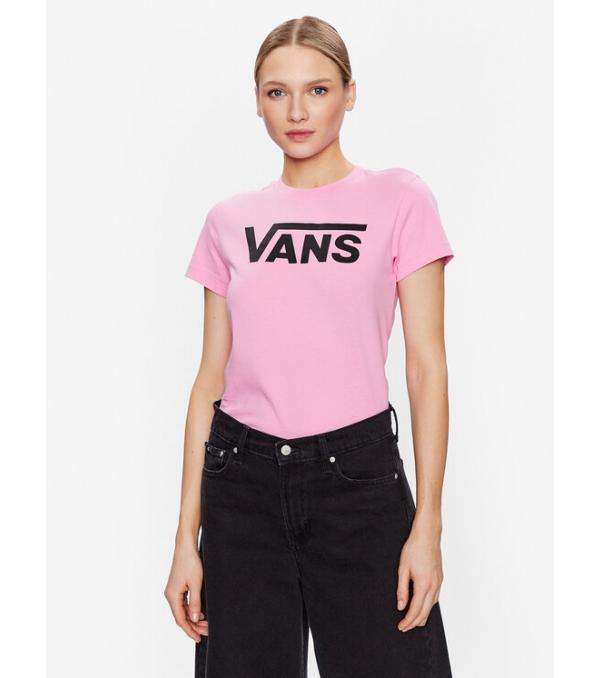 Vans T-Shirt Flaying V Crew Tee VN0A3UP4 Ροζ Regular Fit