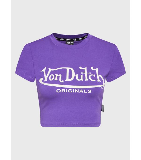 Von Dutch T-Shirt Arta 6230047 Μωβ Regular Fit