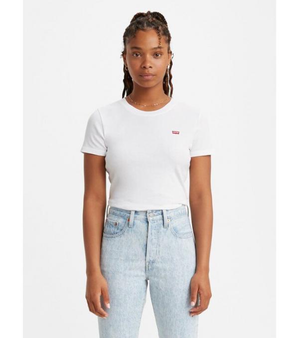 Levi's® T-Shirt Ribbed Baby 37697-0000 Λευκό Classic Fit