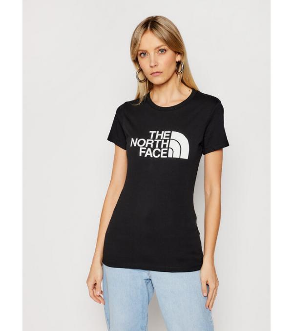 The North Face T-Shirt Easy NF0A4T1Q Μαύρο Regular Fit