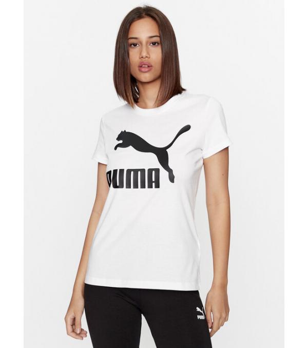 Puma T-Shirt Classics Logo 530076 Λευκό Regular Fit