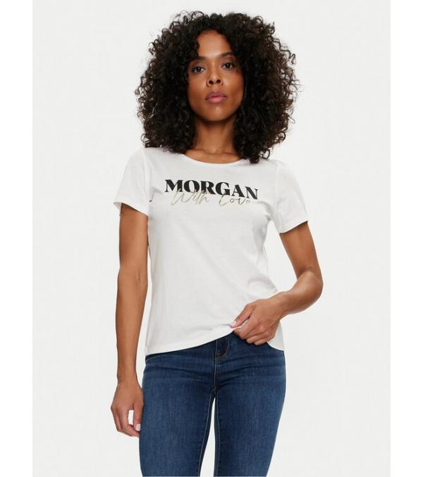 Morgan T-Shirt 241-DUNE Λευκό Regular Fit