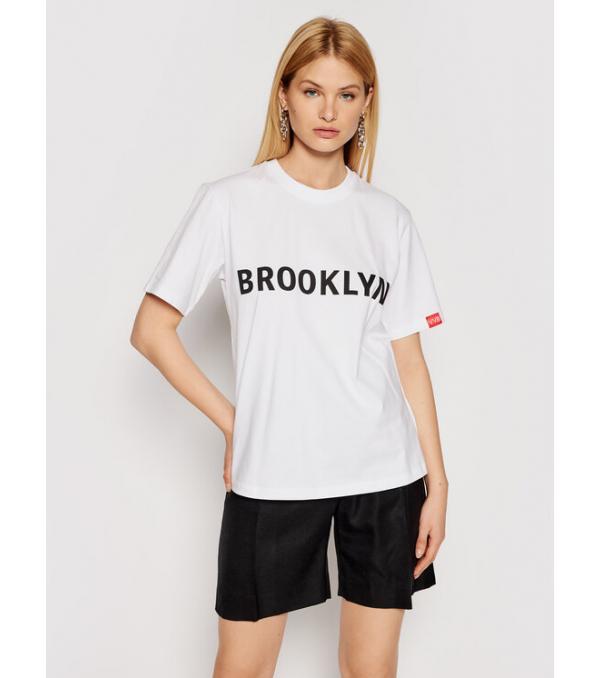 Victoria Victoria Beckham T-Shirt Brooklyn 2221JTS002511A Λευκό Regular Fit