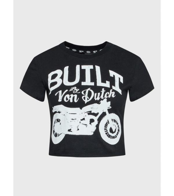 Von Dutch T-Shirt Amanda 6 230 056 Μαύρο Regular Fit