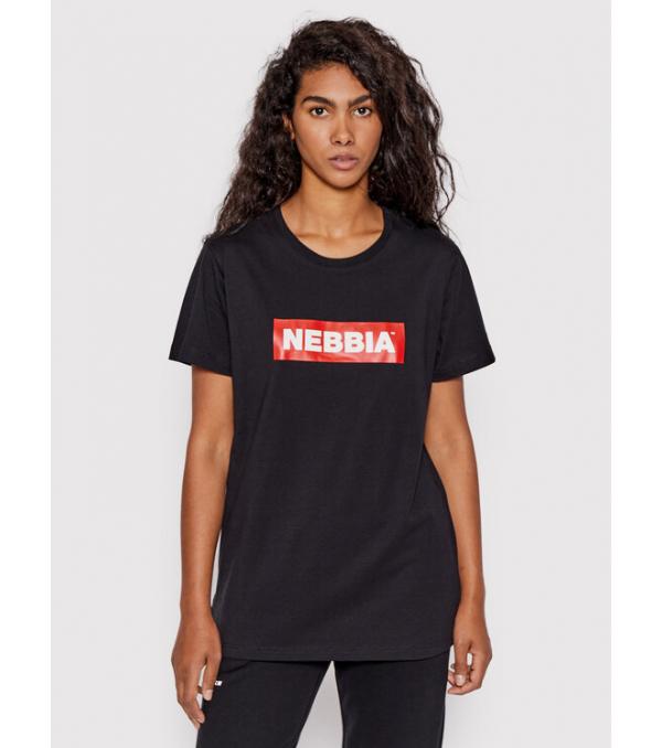 NEBBIA T-Shirt 592 Μαύρο Regular Fit