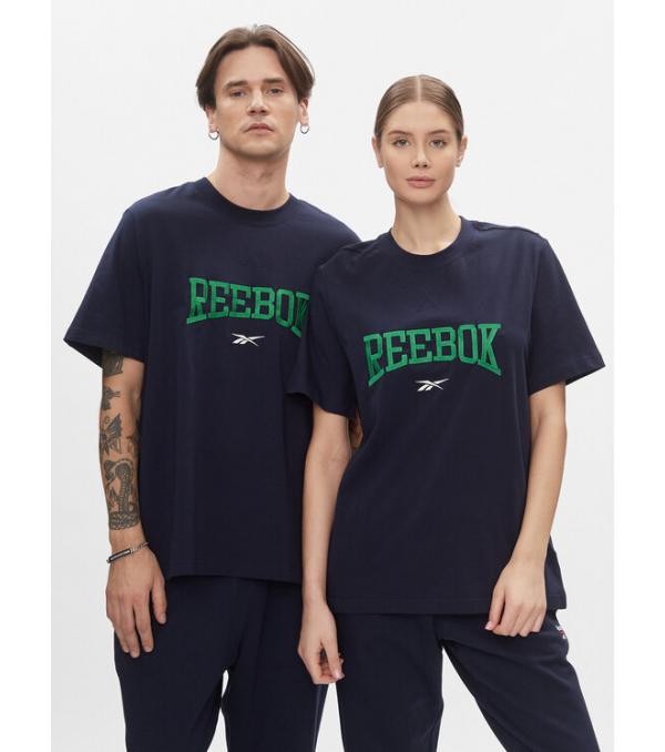 Reebok T-Shirt Classics Varsity T-Shirt HS9182 Σκούρο μπλε