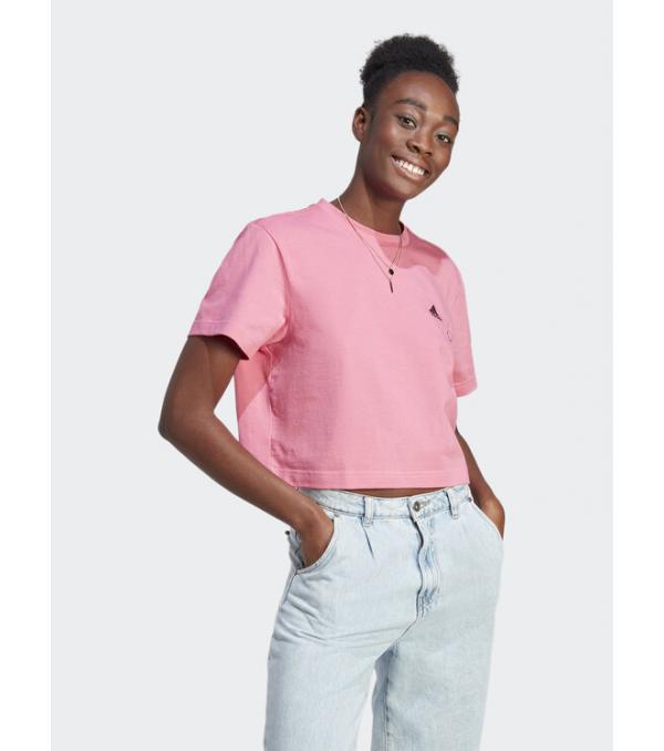 adidas T-Shirt IJ8742 Ροζ Loose Fit
