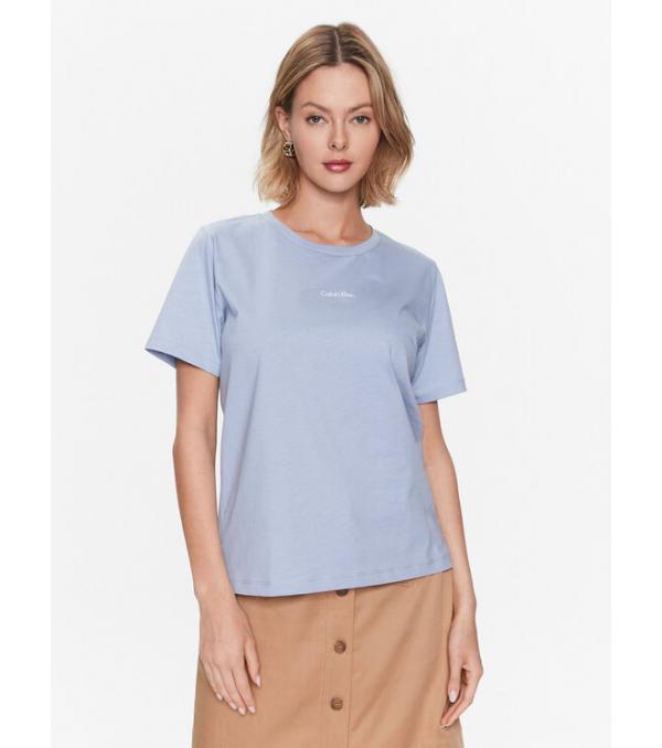 Calvin Klein Jeans T-Shirt Micro Logo K20K205454 Μπλε Regular Fit