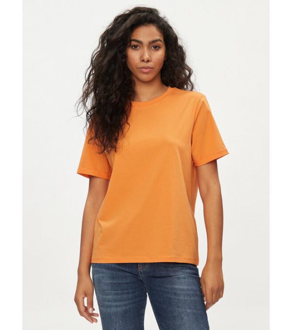 Pieces T-Shirt Ria 17086970 Πορτοκαλί Regular Fit