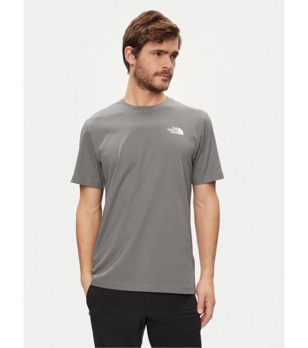 The North Face T-Shirt Redbox NF0A87NP Γκρι Regular Fit