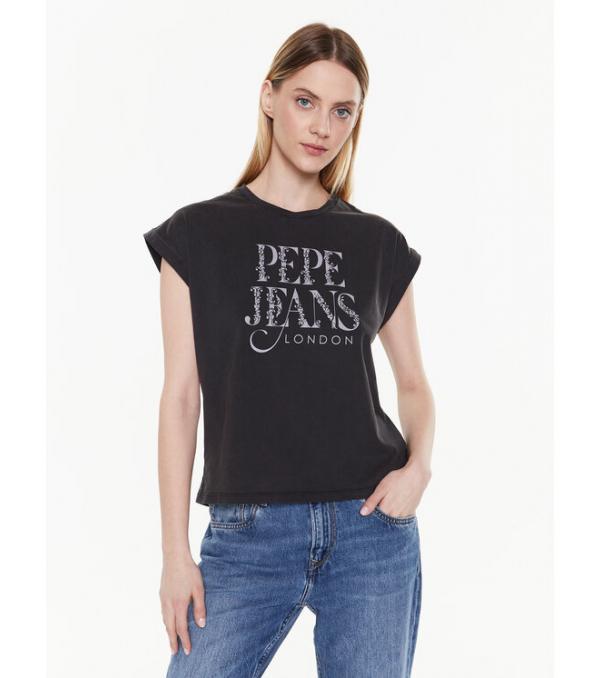 Pepe Jeans T-Shirt Linda PL505385 Γκρι Boxy Fit