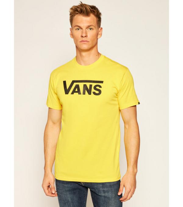 Vans T-Shirt Classic VN000GGG Κίτρινο Regular Fit