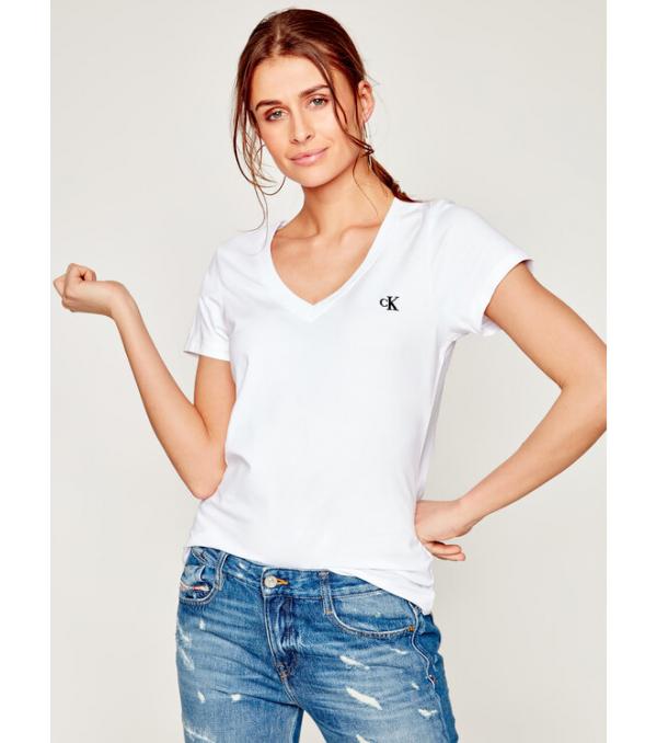 Calvin Klein Jeans T-Shirt J20J213716 Λευκό Regular Fit