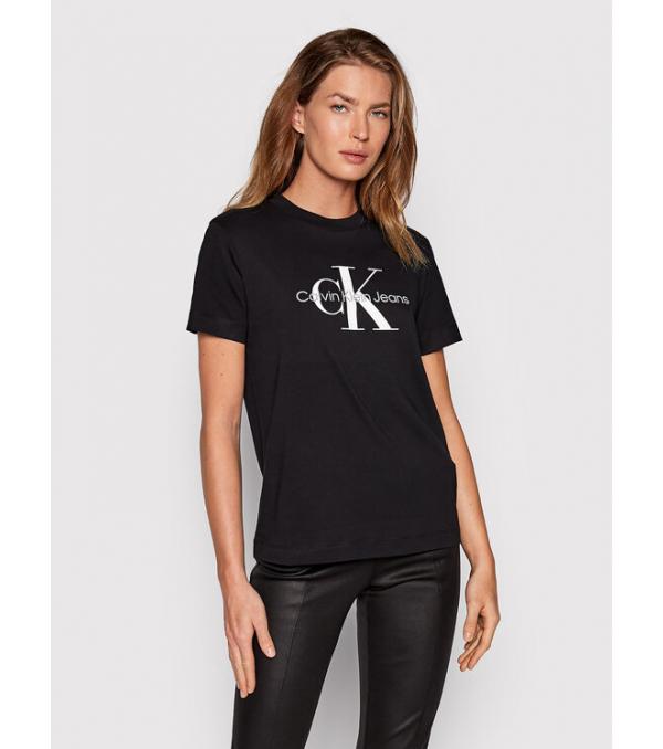 Calvin Klein Jeans T-Shirt J20J219142 Μαύρο Regular Fit