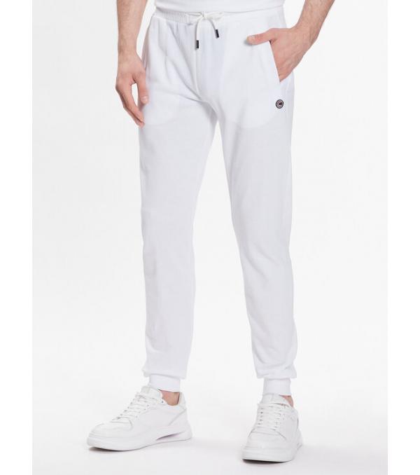 Colmar Παντελόνι φόρμας Doubly 6117 5XO Λευκό Regular Fit