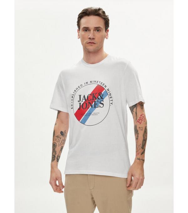 Jack&Jones T-Shirt Loof 12248624 Λευκό Standard Fit