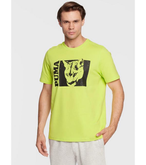 Puma T-Shirt Timeout 53648401 Πράσινο Relaxed Fit