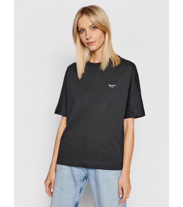 Pepe Jeans T-Shirt Agnes PL581101 Γκρι Relaxed Fit